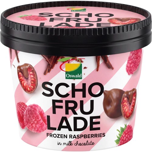 Hallon Chokladdoppade Frysta 130g Schofrulade