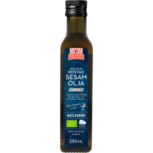 Sesamolja Rostad Ekologisk 250ml Kung markatta