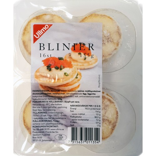Blinier 135g Ullmo