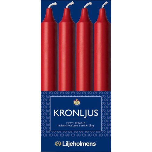 Kronljus Röd 4-p Liljeholmens