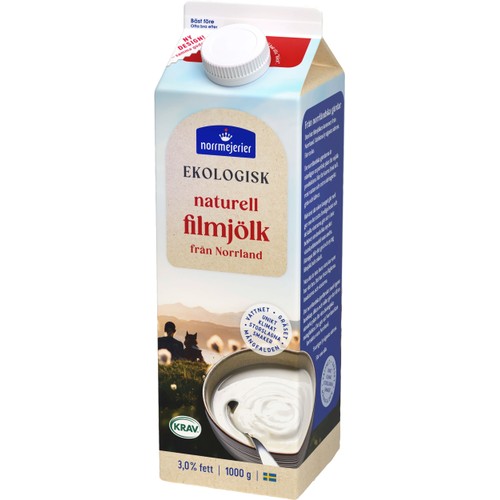 Filmjölk Ekologisk 3% 1000g KRAV Norrmejerier