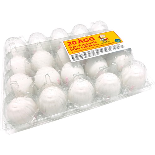 Ägg Frigående M/L 20-p Yttertavleägg