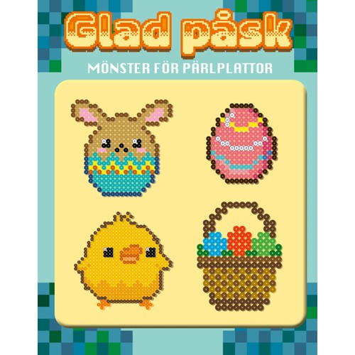 Glad påsk: mönster för pärlplattor