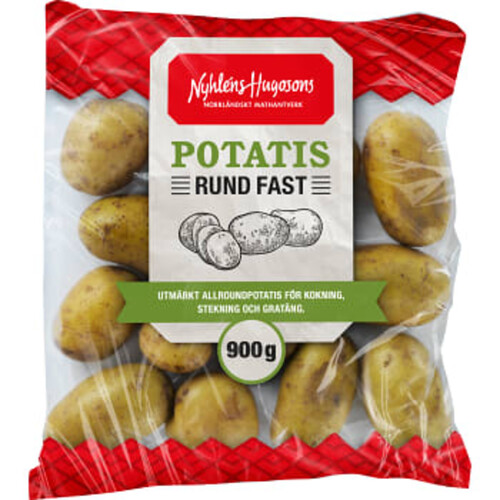 Potatis Fast 900g Nyhléns Hugosons