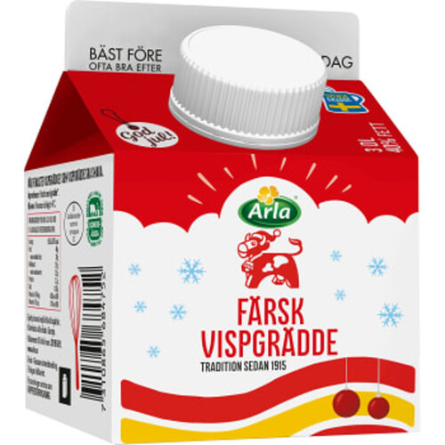 Färsk vispgrädde 40% 3dl Arla Ko®