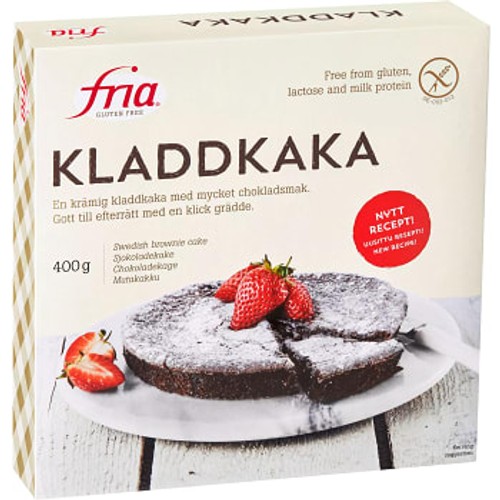 Kladdkaka Glutenfri Fryst 400g Fria