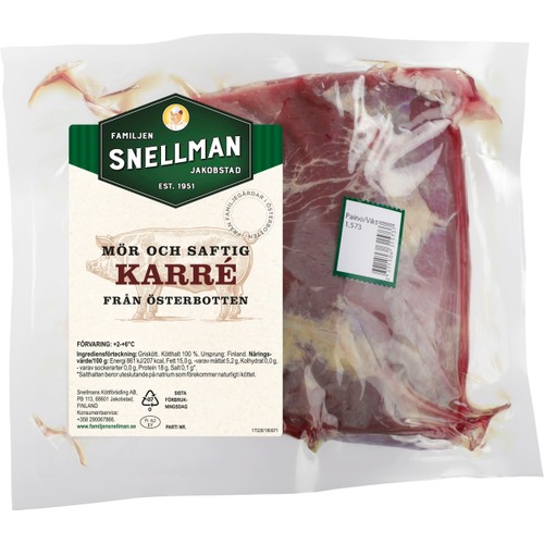 Karré I Bit ca 1000g Familjen Snellman
