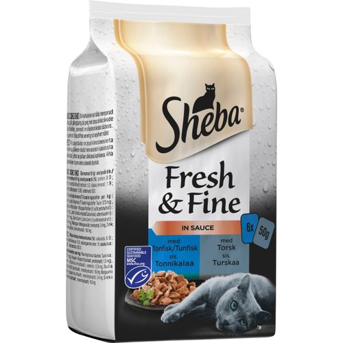 Kattmat Våtfoder Fisk 300g Sheba