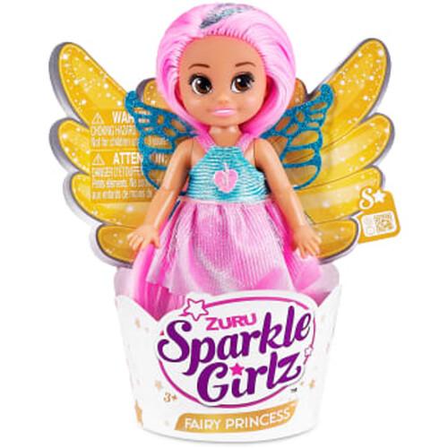 Docka Princess Fairy Cupcake 1-p Sparkle Girlz