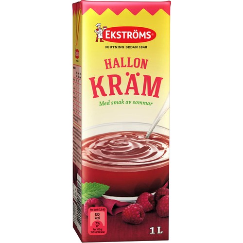 Hallonkräm 1l Ekströms