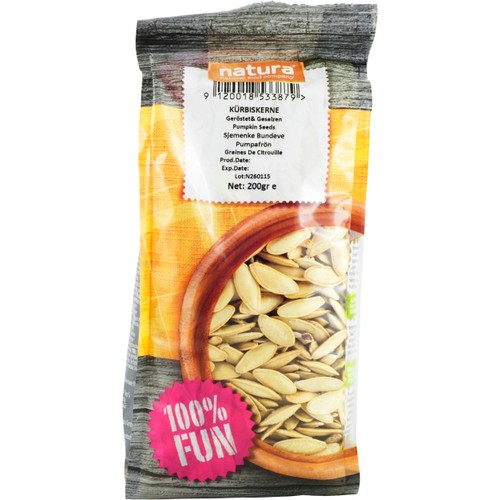 Pumpafrö Rostade 200g Natura