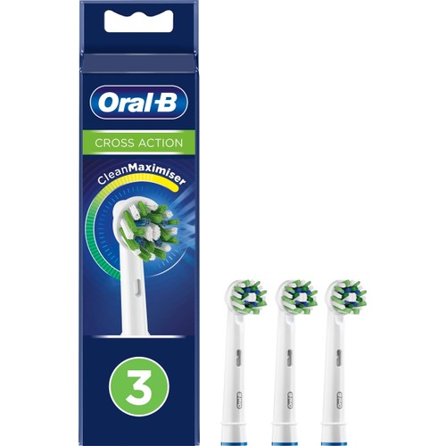Tandborsthuvud Refill Cross Action 3-p Oral-B