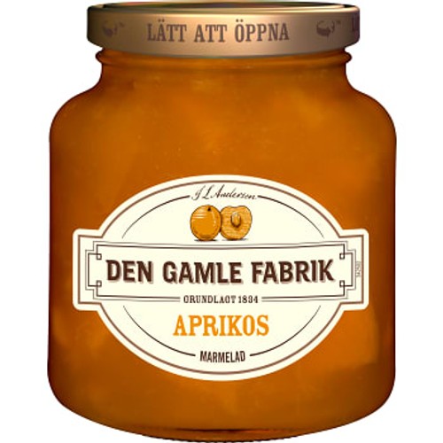 Aprikosmarmelad 380g Den Gamle Fabrik