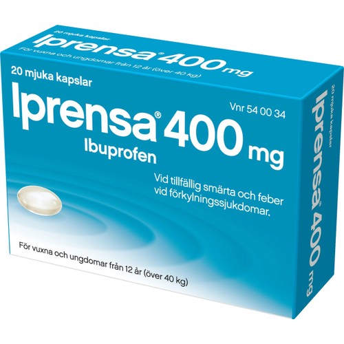 Iprensa Mjuka kapslar 400mg 20-p Ipren