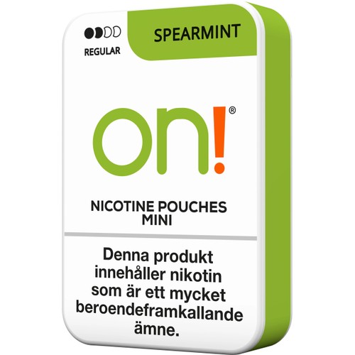 on! Nikotinpåse Spearmint 6,4g