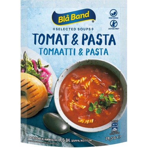Soppa Tomat & Pasta 79,5g Blå Band