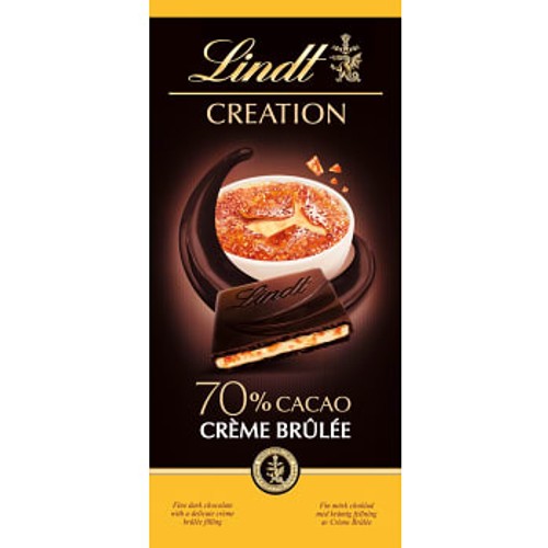 Ckokladkaka Creation Creme Brulee 70% Dark 140g Lindt