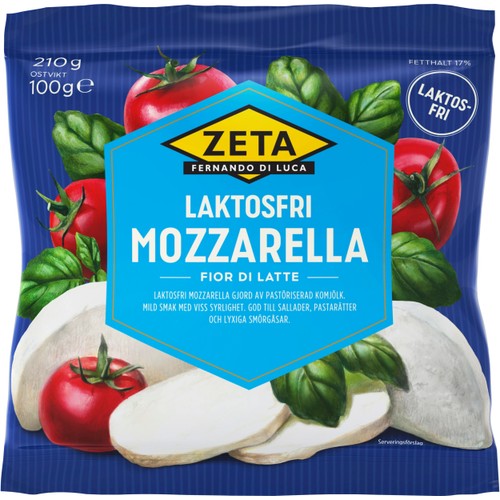 Laktosfri Mozzarella  100g Zeta