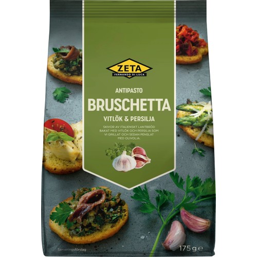 Bruschetta Vitlök & persilja 175g Zeta