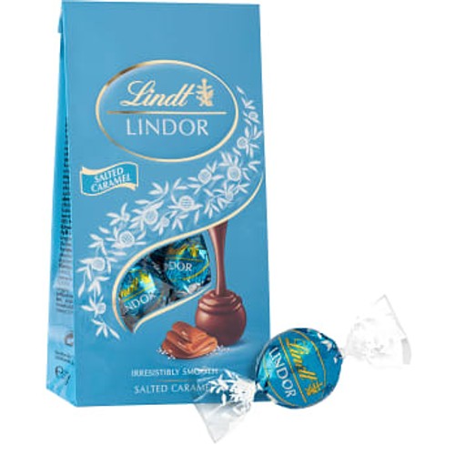 Chokladpralin LINDOR Salted Caramel 137g Lindt