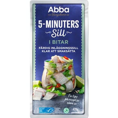 Inläggningssill i bitar 420g Abba