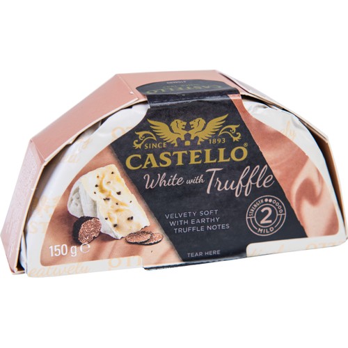 Vitmögelost Tryffel 150g Castello