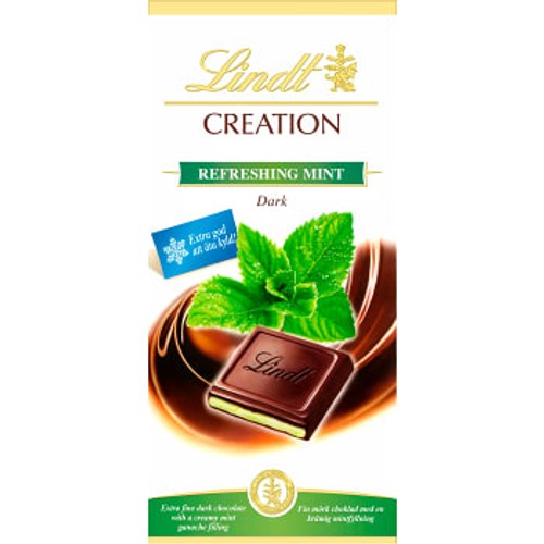 Chokladkaka CREATION Mintchoklad Mörk Choklad 150g Lindt