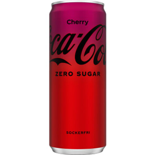 Läsk Cola Cherry Zero 33cl Coca-Cola