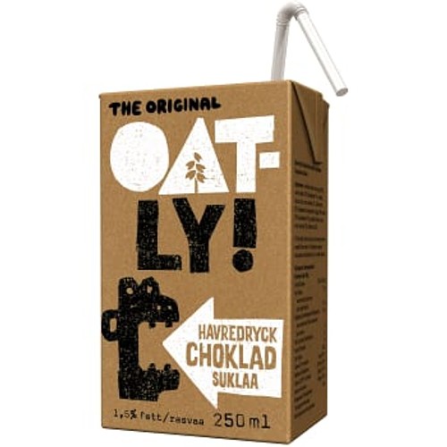 Havredryck Choklad 1,5% 250ml OATLY