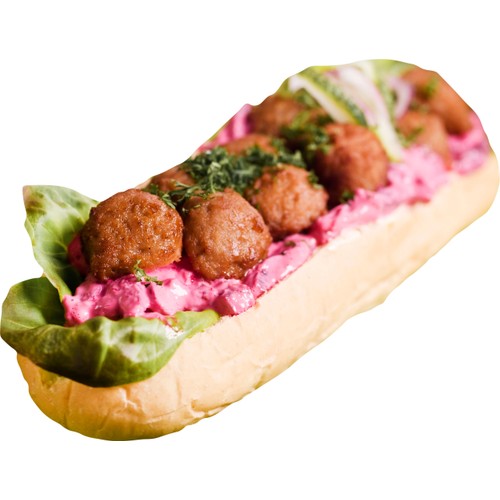 Köttbullebaguette