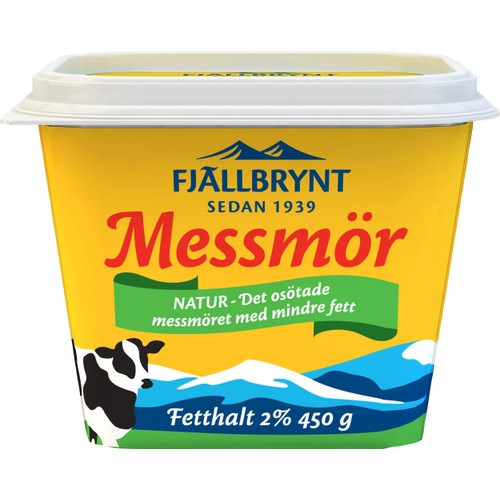 Messmör Natur 2% 450g Fjällbrynt