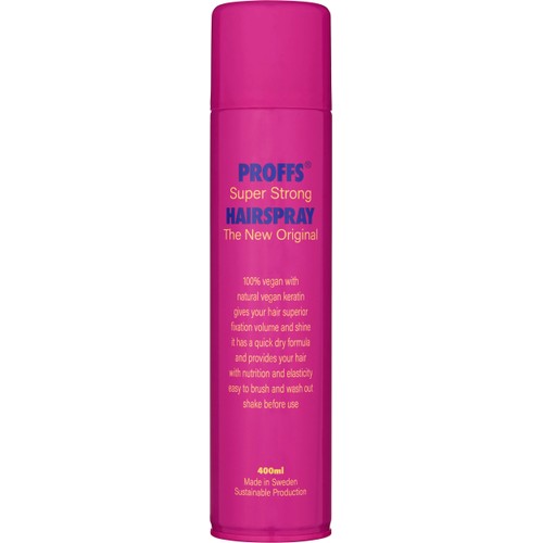 Hårspray Super Strong 400ml Proffs