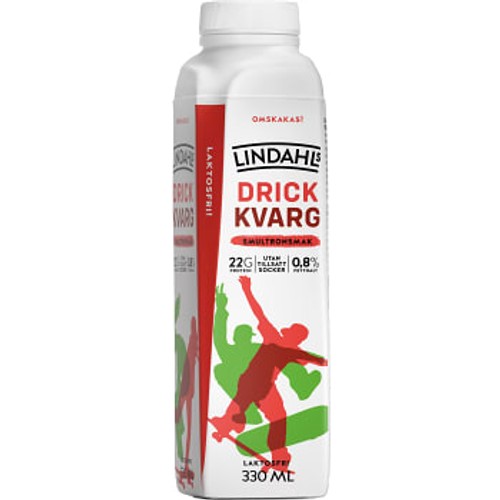 Drickkvarg Smultron Laktosfri 330ml Lindahls