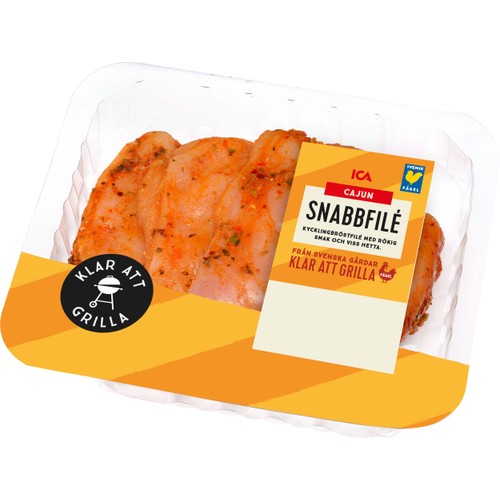 Kyckling snabbfilé cajun 600g ICA