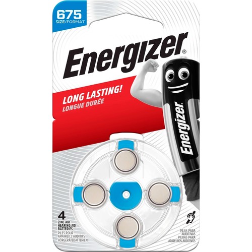 Hörapparatsbatteri 675 4-p Energizer