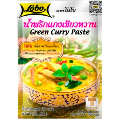 Currypasta Grön 50g Lobo