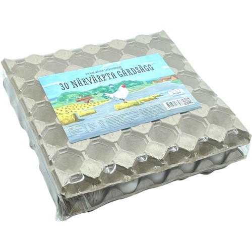 Närvärpta Gårdsägg M 30-pack 1,6kg Landsberga Gård