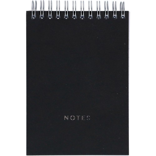 Spiralblock Note Svart A6