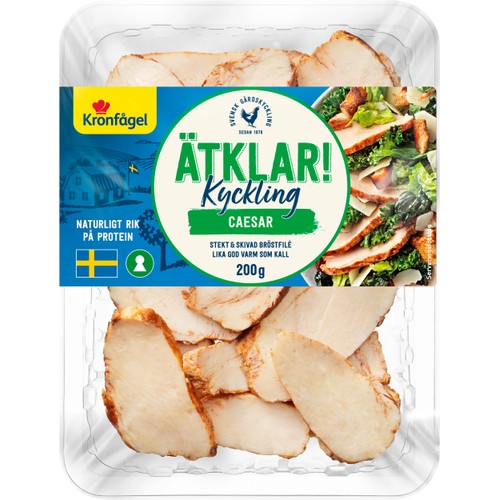 Kyckling Caesar Stekt och Skivad 200g Kronfågel