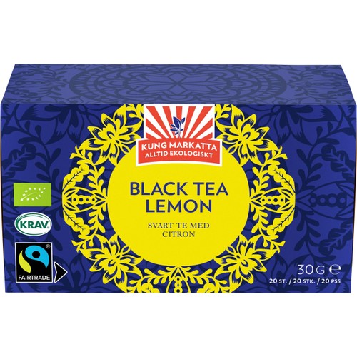 Svart Te Lemon 30g Kung markatta