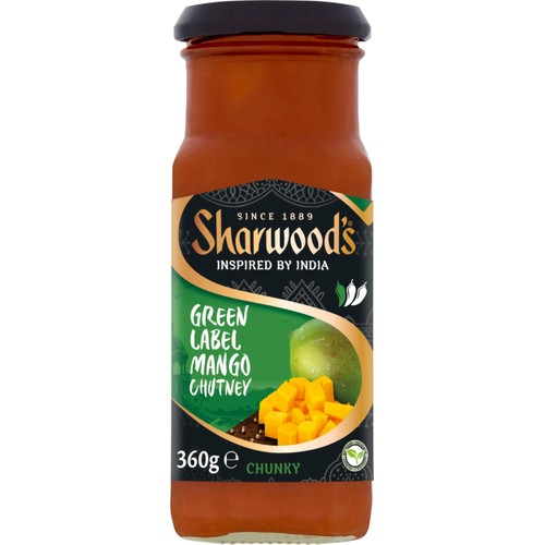 Green label Mango chutney 360g Sharwoods