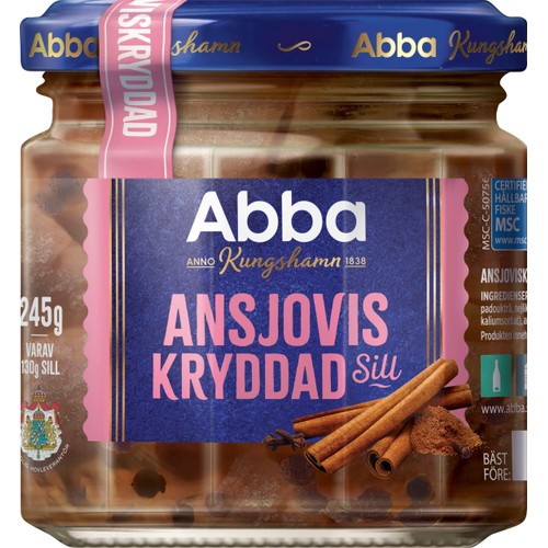 Ansjoviskryddad Sill 245g Abba