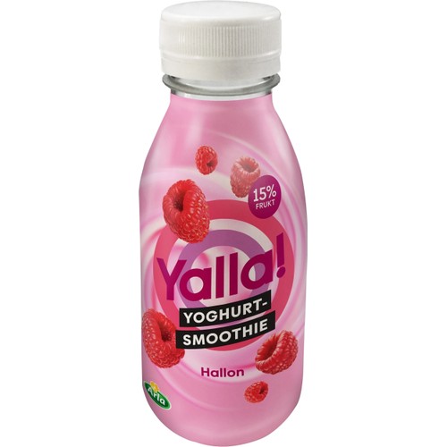 Yoghurt Smoothie Yalla! Hallon 2% 350ml Yoggi®