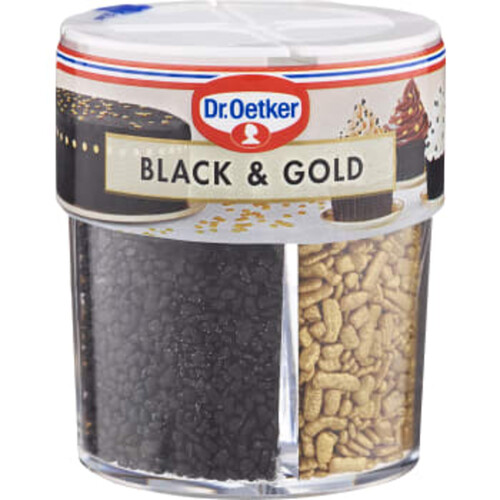 Bakdekor Black & gold 83g Dr.Oetker