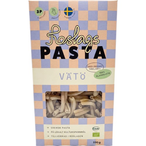 Pasta Vätö Eko 330g KRAV Roslagspasta