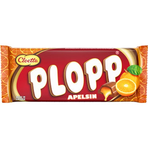 Chokladkaka Plopp Apelsin 80g Cloetta