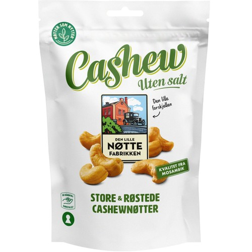 Cashewnötter Mozambique 160g Den Lille Nöttefabrikken