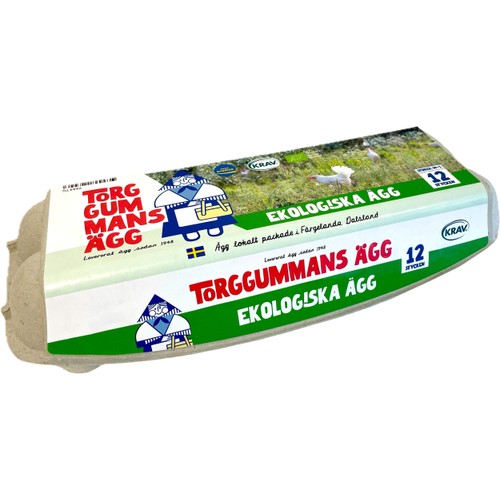 Ägg 12-pack Eko Torggummans Ägg