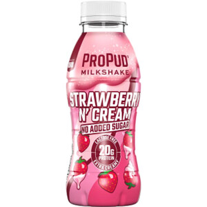 Proteinmilkshake Strawberry n' Cream ProPud Laktosfri 1,5% 330ml NIJE