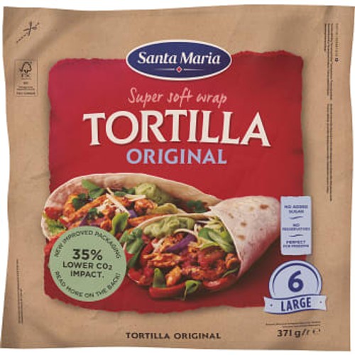 Tortilla Original XL 6-p 371g Santa Maria